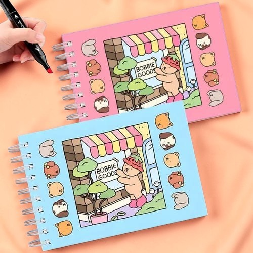 Libro para colorear estilo Bobbie goods